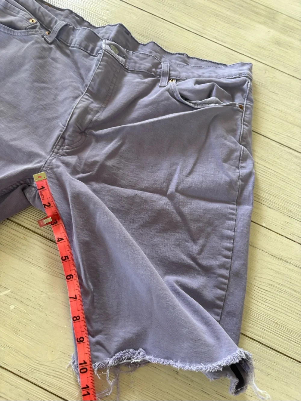 Levi’s 511 Purple Denim Cutoff Shorts – Men’s W40